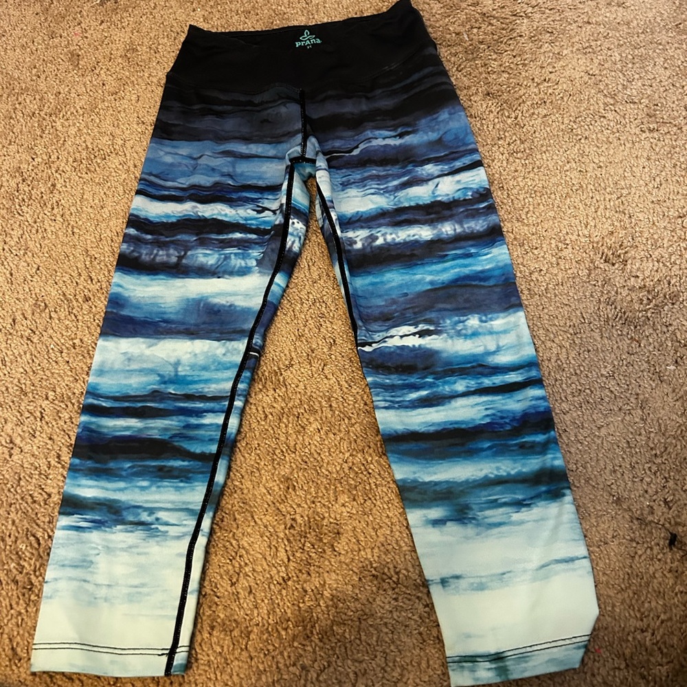 13. PrAna ocean blue leggings